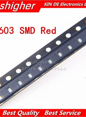 100pcs Red 0603 D LED Red colour diodes light