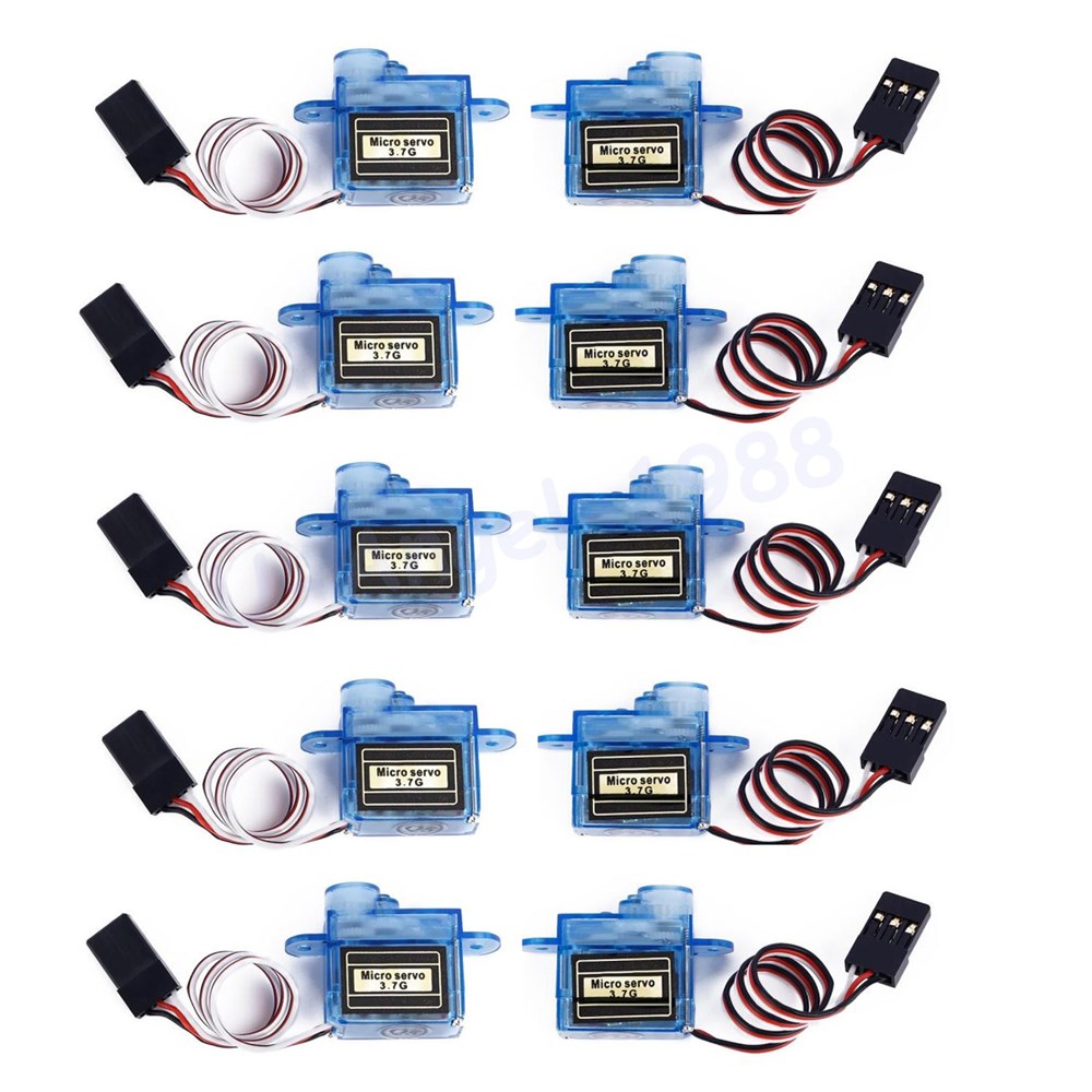 10pcs/lot Mini 3.7g Micro Servo RC plane Helicopter Boat Car