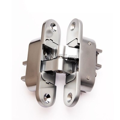 HOT 10PCS 3D Adjustable Cross Door Hinges Invisible Conceale