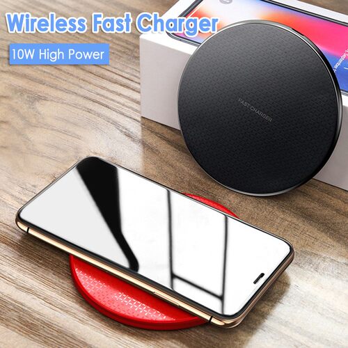 10W Qi Wireless Charger Receiver For IPhone 8 X XR XS Max F