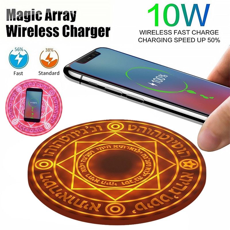 Cool Magic Array Wireless Charger thin Round Fast Charging