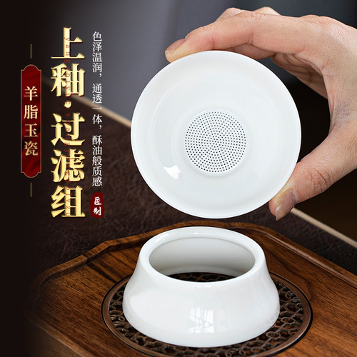 钰铨龙门羊脂玉瓷上釉过滤组