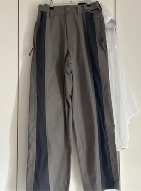 SCULPTOR 23秋季新款拼接复古街头撞色潮流宽松百搭直筒运动长裤