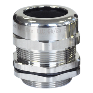 蓝盛 M牙金属电缆防水接头IP68黄铜镀镍密封葛兰头CE外螺纹格兰头