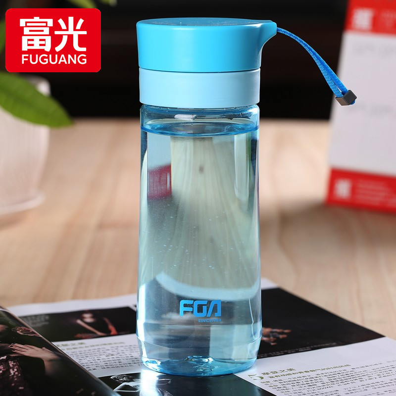 富光太空杯 透明创意带盖过滤塑料水杯子便携 学生男女情侣泡茶杯