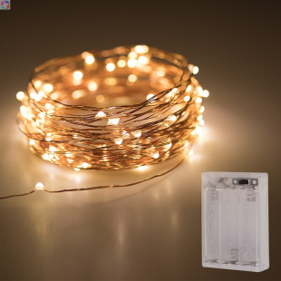 LED Christmas copper wire string Holiday light lights