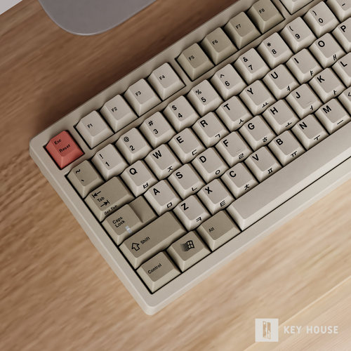 饰键屋复古9009Retro evo80Crush80恩溶键帽雨75 65PBT热升华键帽