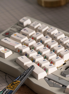 饰键屋正版 恩溶C64键帽evo75 Crush80键盘雨75原厂PBT热升华键帽