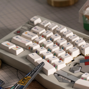 饰键屋 ASCII C64 Neo ergo Crush80键帽 雨75 原厂PBT热升华键帽