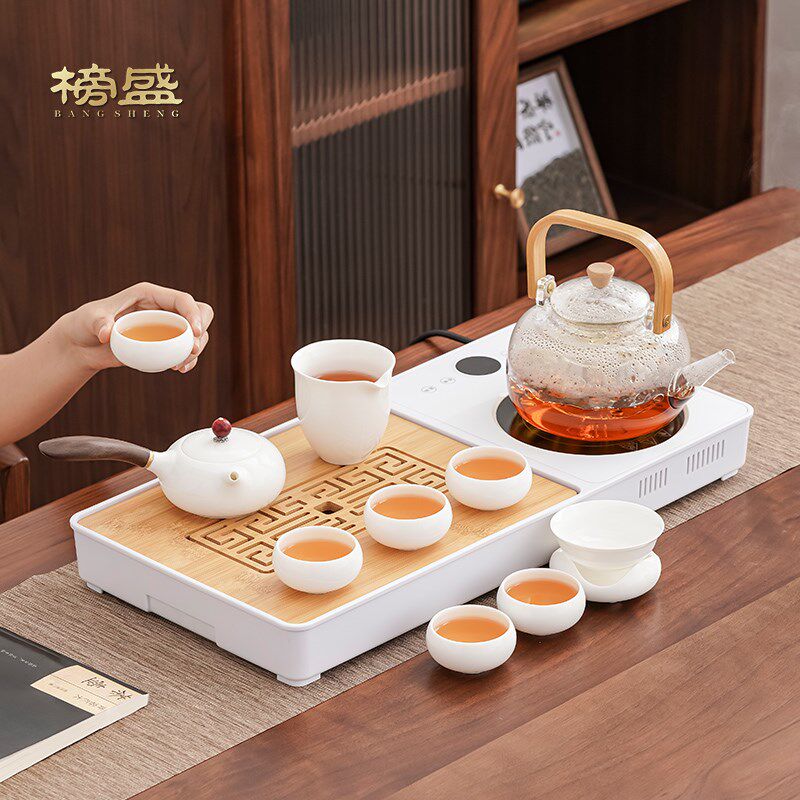榜盛功夫茶具套装一体全自动小型客厅轻奢高档茶盘茶具茶台一整套