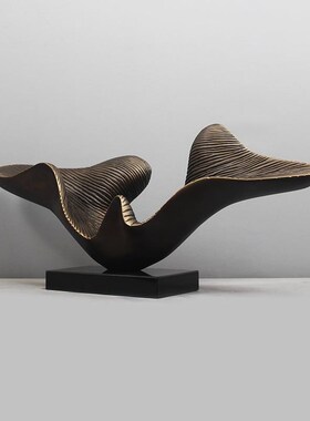 雕塑大摆件轻奢抽象艺术摆饰家居饰品酒店玄关摆放样板房大厅陈设