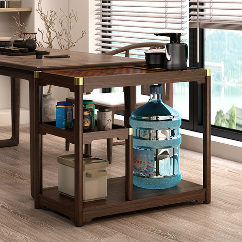 移动沙发边几角几茶台茶具置物收纳茶桌侧边柜小茶几烧水茶水柜架