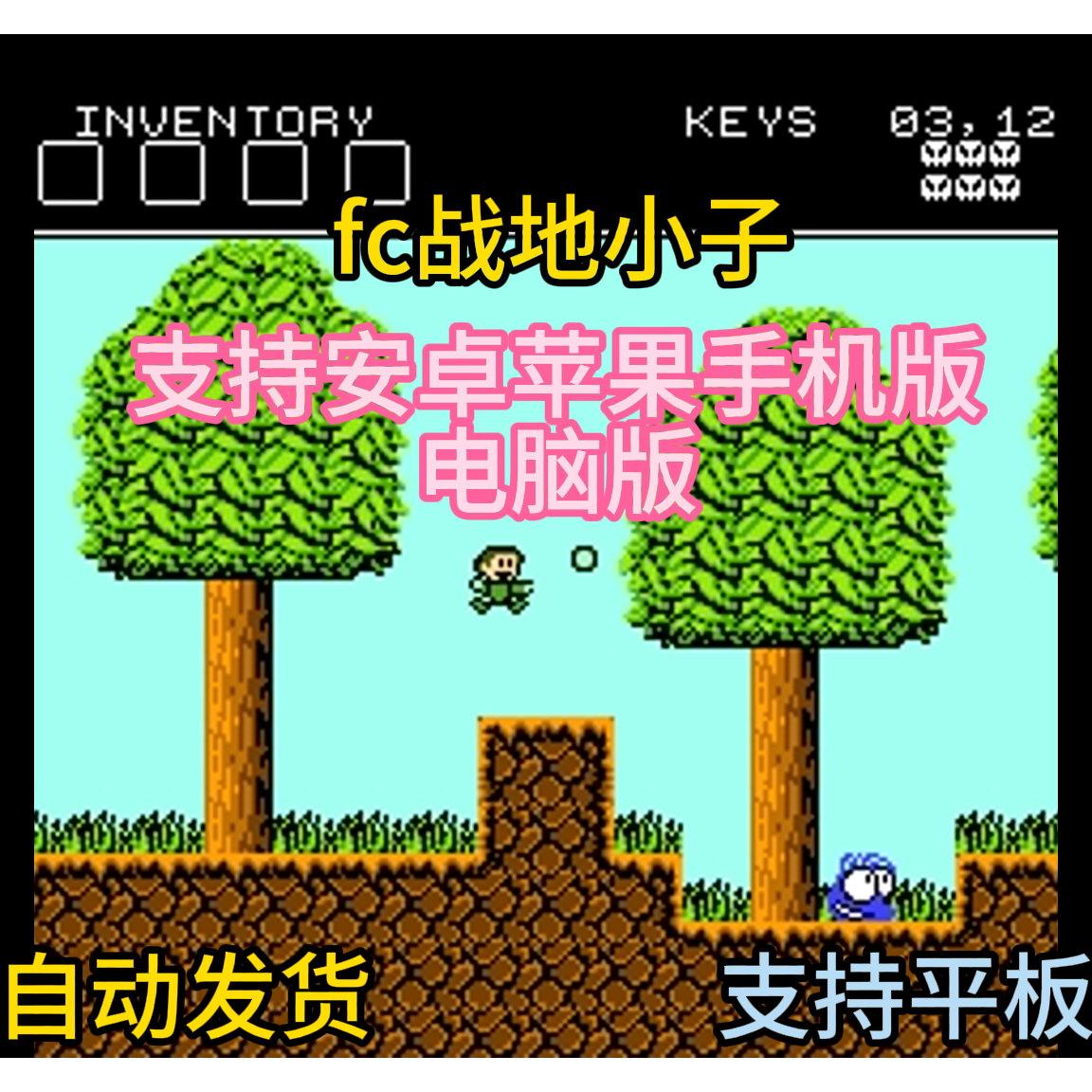 FC红白机战地小子游戏模拟器小霸王苹果安卓鸿蒙电脑版