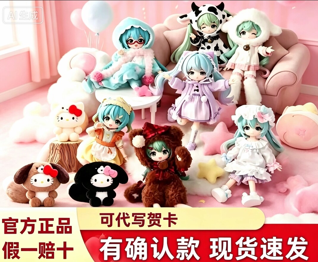 绮遇记甜梦派对DIY拼装盲盒手办