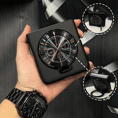 适用oppofindn2flip手机壳FIndN2Flip金属漆折叠磁吸支架壳N3Flip折叠屏男士商务简约女高级感保护壳