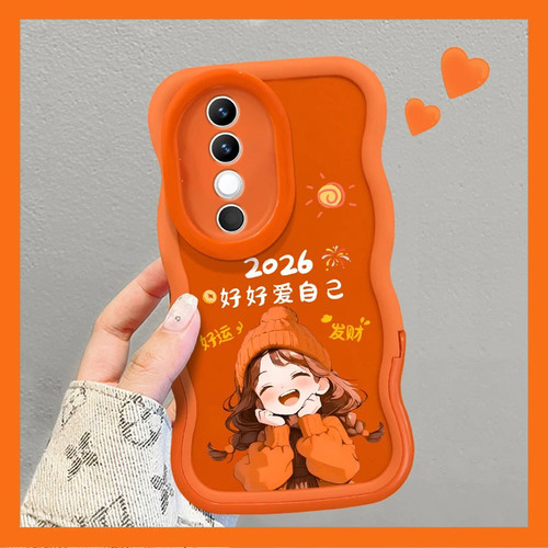 2026好好爱自己双支架适用vivos19手机壳新款简约高颜值s60/s50/s30外壳硅胶防摔网红爆款s19pro手机套女款