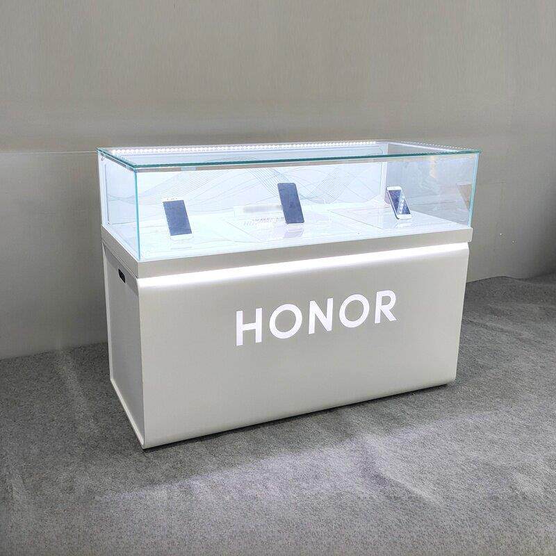 全新华为荣耀手机柜台玻璃展示柜配件展示台验收台Vivooppo体验台