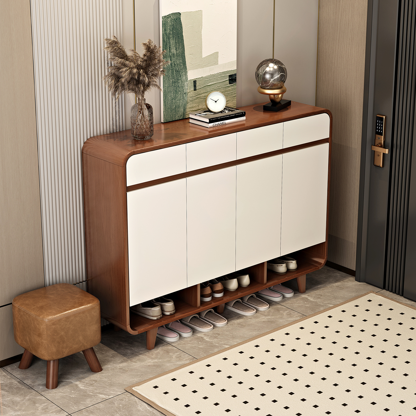 收纳柜鞋柜家用门口靠墙