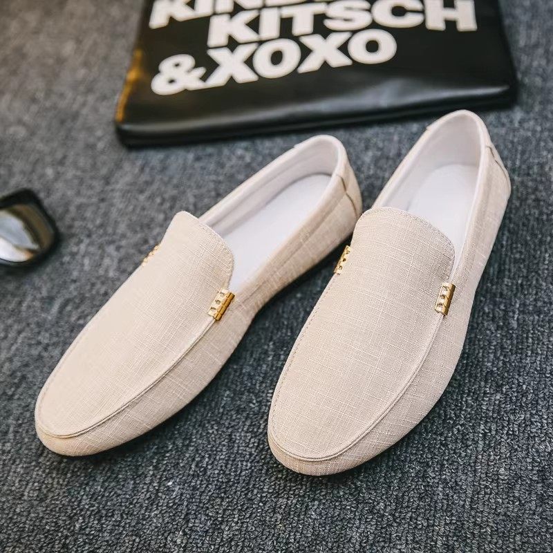 豆豆鞋2026新款男夏季软底老北京布鞋透气大码一脚蹬休闲开车潮鞋,流行男鞋,乐福鞋（豆豆鞋）,淘宝优惠券,粉丝福利购,淘宝优惠卷