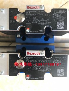 F1V力士乐比例阀德国工业液压 R900927356 4WREE10E75 G24K31