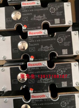 4WRAE6W30-23/G24N9K31/F1V R900943826力士乐比例换向阀F1V电流