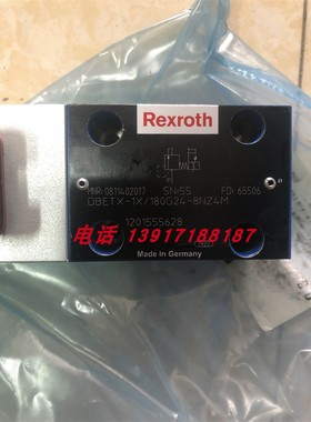 Rexroth力士乐比例溢流阀0811402017型号DBETX-10/180G24-8NZ4M