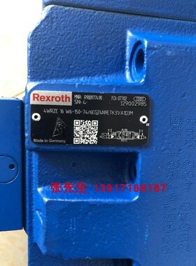 R900977490 4WRZE16W6-150-74/6EG24N9ETK31/A1D3M比例换向阀原装