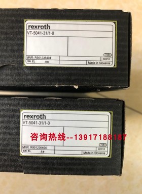 R901236404 VT5041-31/1-0力士乐比例放大器德国工业配件原装正品