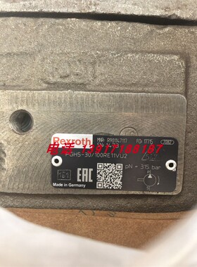 力士乐齿轮泵PGH5-30/100RE11VU2 R901147117高压泵原装现货