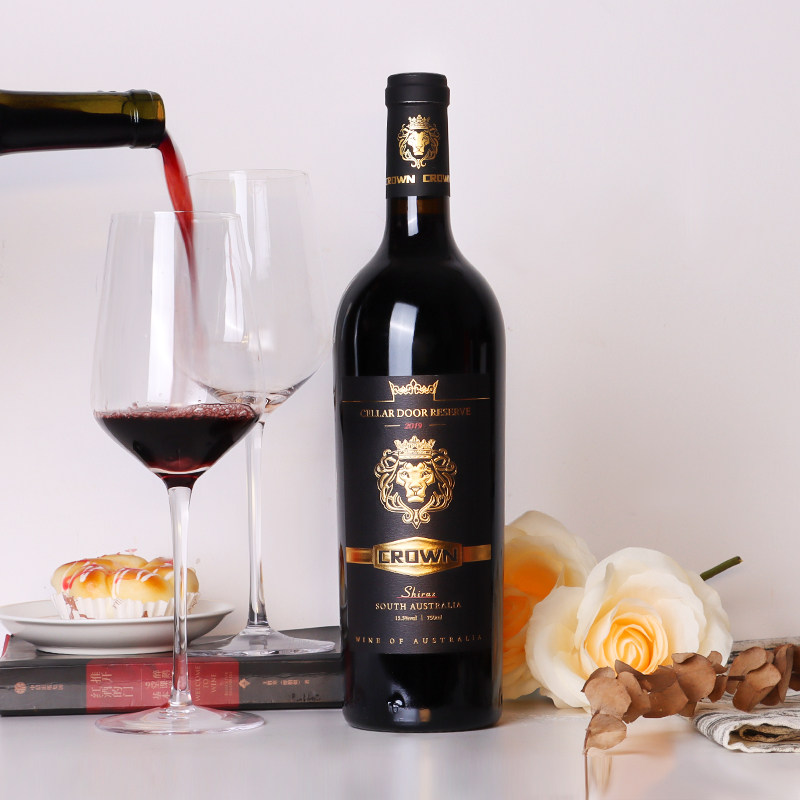 澳洲皇冠窖藏西拉红葡萄酒原瓶进口干红15.5度750ml重型瓶送礼酒,酒类,干红静态葡萄酒,淘宝优惠券,粉丝福利购,淘宝优惠卷