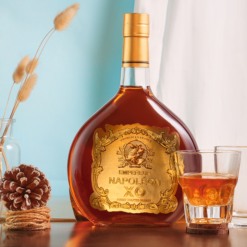 法国进口xo白兰地洋酒拿破仑特调酒鸡尾酒基酒烈酒精致礼盒装送礼