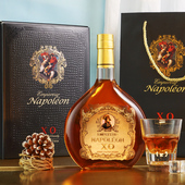 进口40度700ml礼盒装 拿破仑XO白兰地洋酒官方旗舰店正品 法国原装