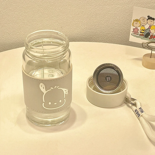 Стеклянный высококачественный портативный чай со шкалой, чайная чашка, 2022