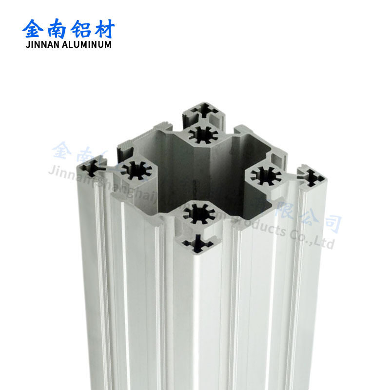 9090工业铝型材 重型双槽铝合金型材 铝框架铝方管