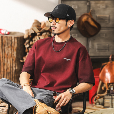 美式复古300g重磅T恤男士短袖