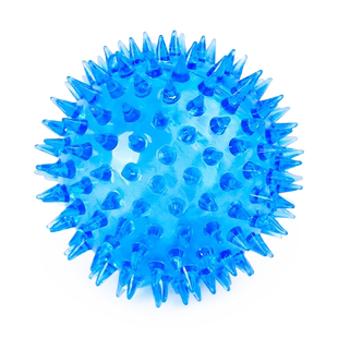 弹力软球狗狗橡胶发声闪光刺球中小型犬比熊贵宾泰迪宠物玩具