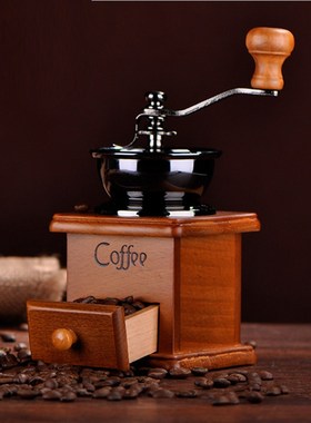 Retro Stainless Ceramic Manual Coffee Bean Grinder Nut Mill