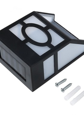 Retro Wall Light 2 Modes Solar Power LED Waterproof Fence Ea