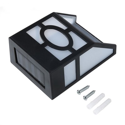 Retro Wall Light 2 Modes Solar Power LED Waterproof Fence Ea