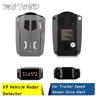 V9 Vehicle Radar Detector (English/Russian/Thai ) 360 Degre