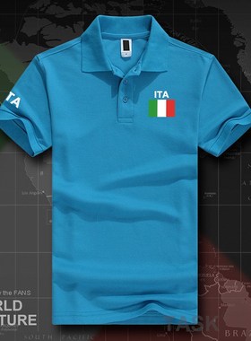 Italy Italia Italian polo shirts men short sleeve white bra