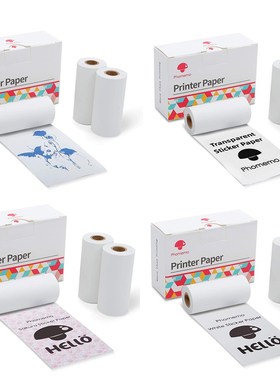 Phomemo Self Adhesive Transparent Thermal Paper Printable S