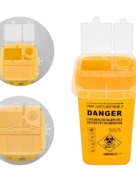1L Pro Tattoo Supplies Container For Disposable Sharps Need