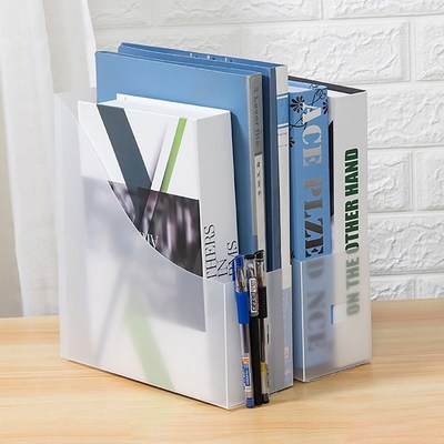 2/3/5Pcs Magazine Book Rack Document Tray Plastic File Holde