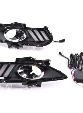 Car DRL Lamp LED Daytime Running Light with Yellow Turning S