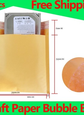 Kraft Paper Bubble Envelope Bag Padded Mailers Shipping Enve
