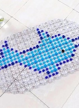 1PC 5 s Non Slip Rubber Mat Suction Bath Shower Bathroom Ant