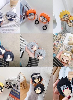 For AirPods Pro 2 1 Case 3D Cartoon NARUTO Protective Silic
