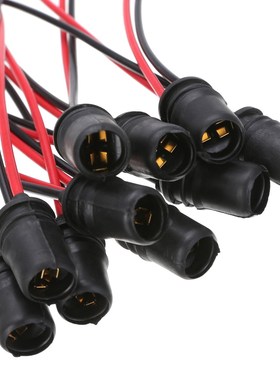 10pcs T10 W5W Car Wedge Light Bulb Socket Rubber Light Bulb