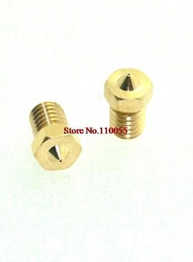 3D Printer Accessories Full Metal M6 threaded nozzle 0.2mm/0